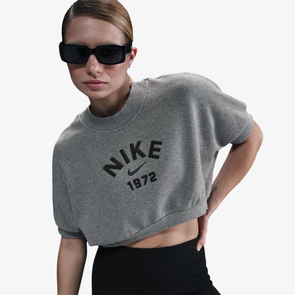 Жіноча толстовка NIKE W NSW CLLCTN SS FLC CREW