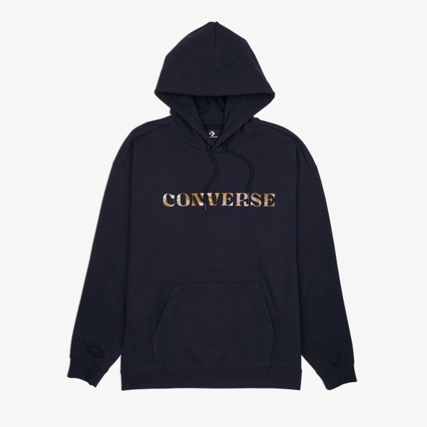 Чоловіча толстовка Converse BRUSH STROKE CAMO HOODIE BLACK