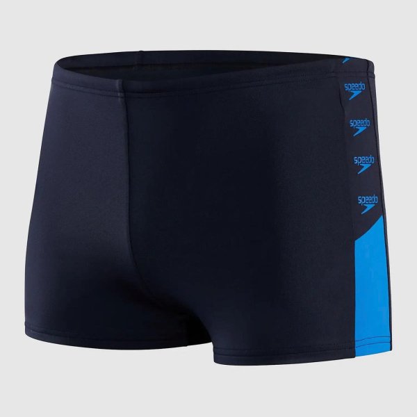 Чоловічі плавки Speedo BOOM LOGO SPLICE ASHT AM NAVY/BLUE