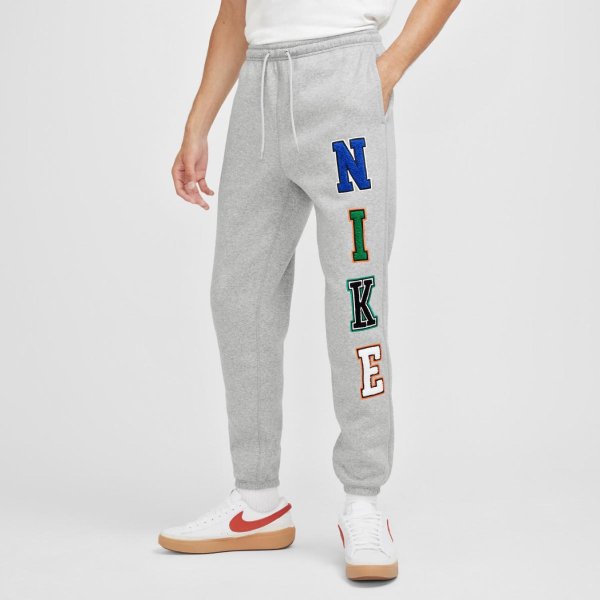 Чоловічі штани NIKE M NK CLUB BB CF PANT LTTRS