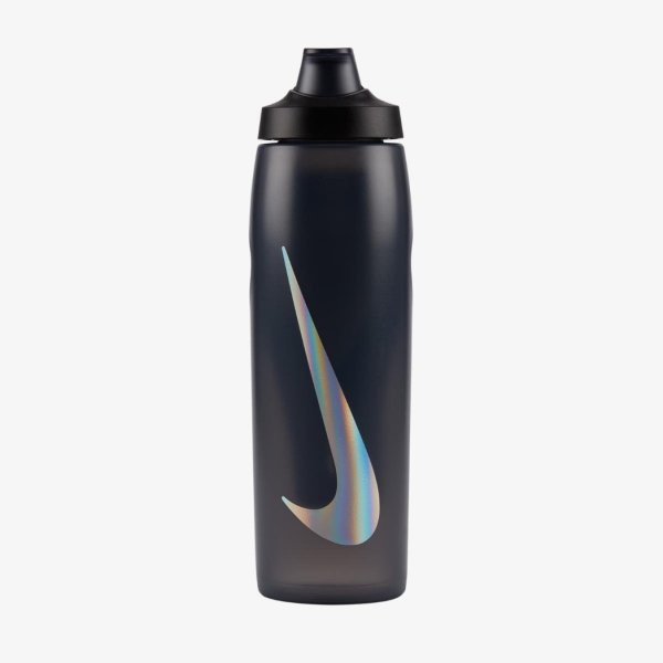 Пляшка NIKE REFUEL BOTTLE LOCKING LID 32 OZ ANTHRACITE/BLACK/SILVER IRIDESCENT 32OZ