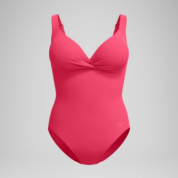 Жіночій купальник Speedo SPDSCU X KNT 1PC AF DARK PINK