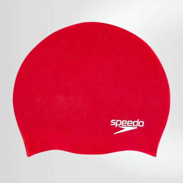 Дитяча шапочка Speedo MOULDED SILICONE CAP JU RED