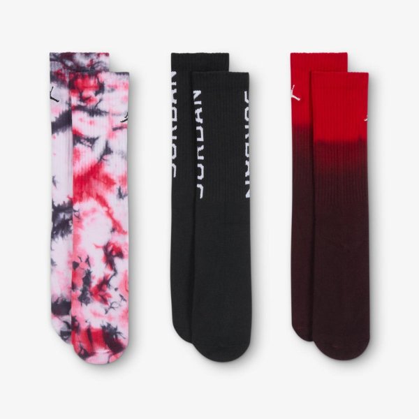 Дитячі шкарпетки JORDAN JHN ESST. POOLSIDE 3PK CREW / JHN ESST. POOLSIDE 3PK CREW