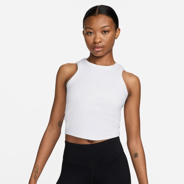 Женская майка NIKE W NK ONE FITTED DF CROP TANK