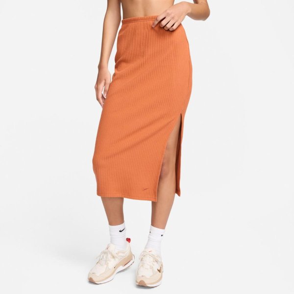Жіноча спідниця NIKE W NSW NK CHLL KNT RIB MD SKIRT