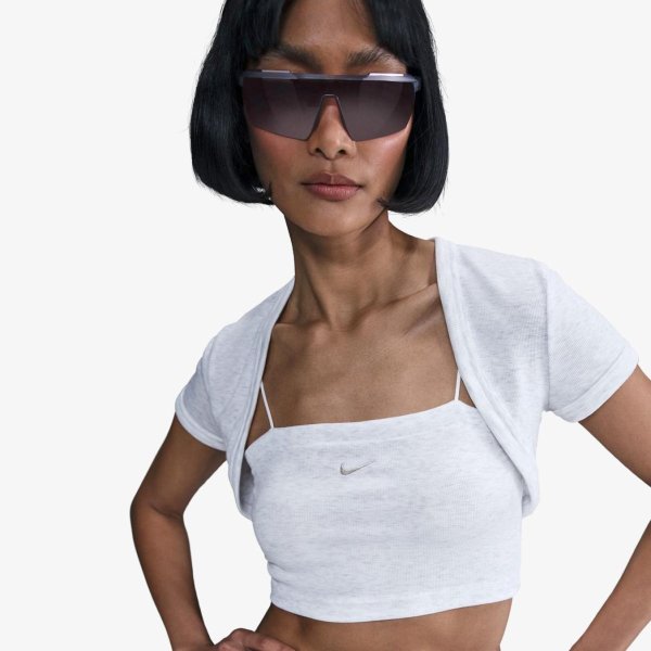 Жіноча футболка NIKE W NSW NK CHLL KNT MRIB 2N1 CRP