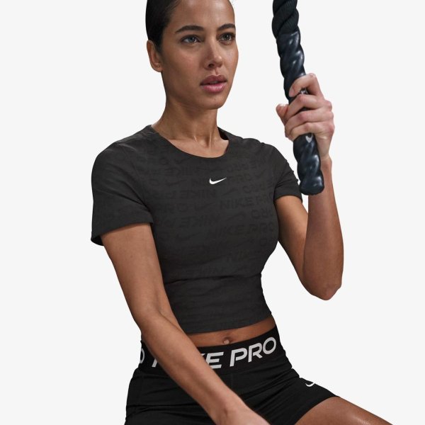 Жіноча футболка NIKE W NP DF SS TOP AOJ GG