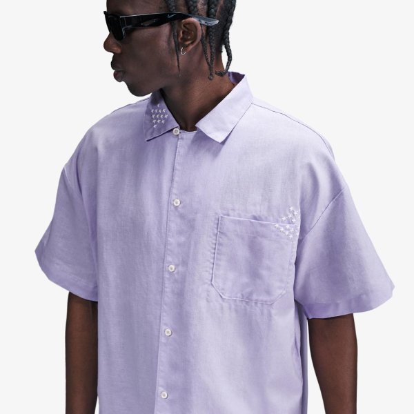 Чоловіча сорочка NIKE M NL LINEN SS BTTNDWN SASHIKO