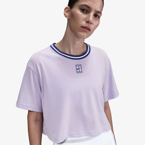 Жіноча футболка NIKE W NK DF HERTAGE SS CROP TEE