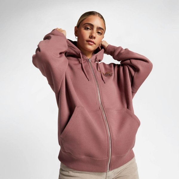 Жіноча толстовка Converse BLOOMING SKATE FZ HOODIE NIGHTFALL GREY