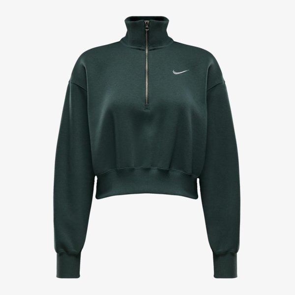 Жіноча толстовка NIKE W NSW STYLE FLC CROP QZ