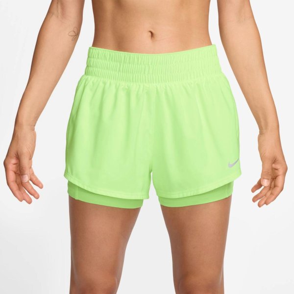 Жіночі шорти NIKE W NK ONE DF MR 3IN 2N1 SHORT