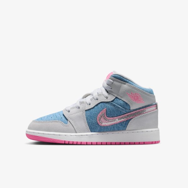 Дитячі кросівки AIR JORDAN 1 MID SE (GS)