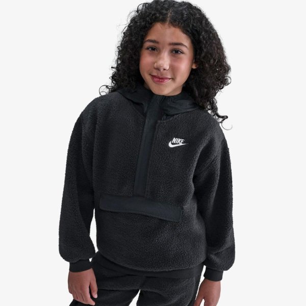 Дитяча толстовка NIKE K NSW CLUB FLC LOOSE QZ HDY WZ