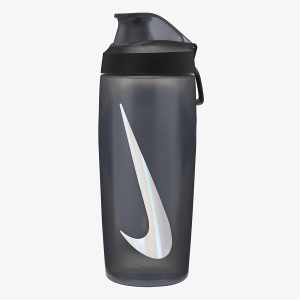 Бутылка NIKE REFUEL BOTTLE LOCKING LID 18 OZ ANTHRACITE/BLACK/SILVER IRIDESCENT 18OZ