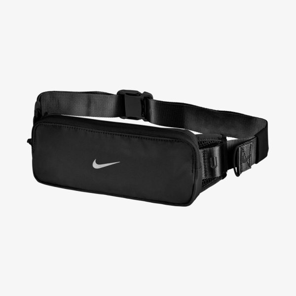 Сумка на пояс NIKE TEMPO WAISTPACK BLACK/BLACK/SILVER OSFM