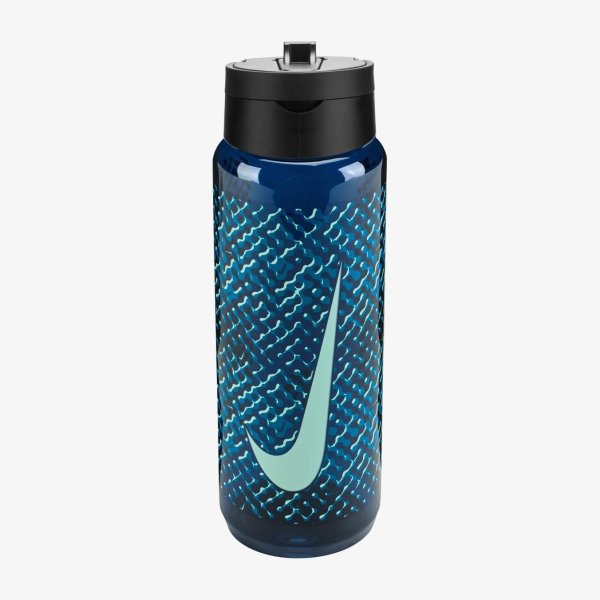 Пляшка NIKE TR RENEW RECHARGE STRAW BOTTLE 24 OZ GRAPHIC BLUE VOID/BLACK/GREEN ABYSS/MINT FOAM 24OZ