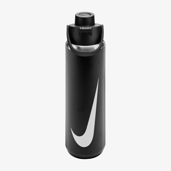 Пляшка NIKE SS RECHARGE CHUG BOTTLE 24 OZ RFSH BLACK/BLACK/WHITE 24OZ