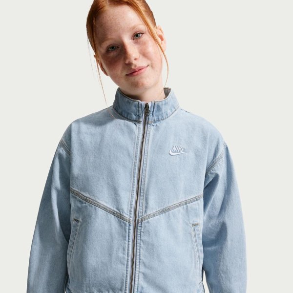 Жіноча толстовка NIKE G NSW WR DENIM JACKET