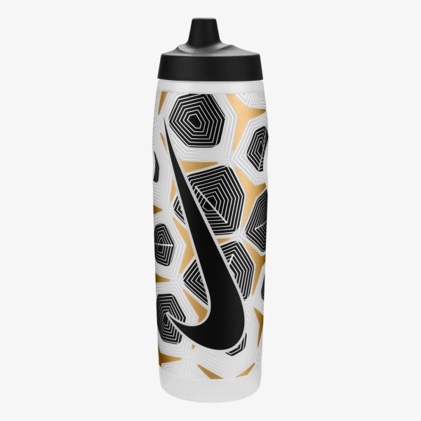 Пляшка NIKE REFUEL BOTTLE 32 OZ GRAPHIC CLEAR/BLACK/FLT GOLD/FLT SILVER/BLACK 32OZ