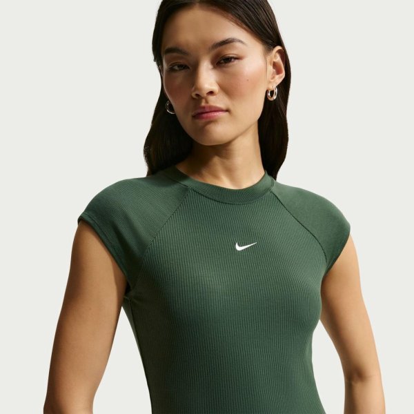 Жіноча футболка NIKE W NSW CHILL KNIT RIB SS TOP