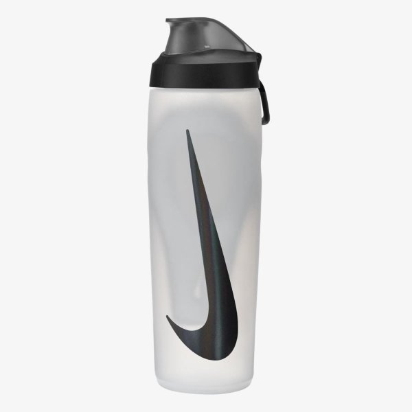 Пляшка NIKE REFUEL BOTTLE LOCKING LID 24 OZ NATURAL/BLACK/BLACK IRIDESCENT 24OZ