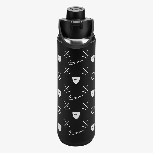 Пляшка NIKE SS RECHARGE CHUG BOTTLE 24 OZ GRAPHIC RFSH BLACK/BLACK/WHITE 24OZ