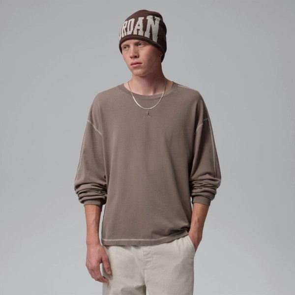 Чоловіча футболки з довгим рукавом JORDAN M J FLT HVYWGHT LS TOP