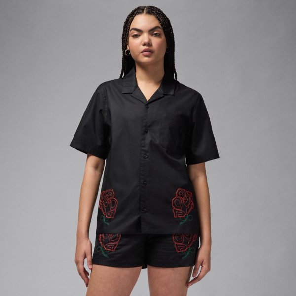 Жіноча сорочка JORDAN W J SS WOVEN TOP ROSE