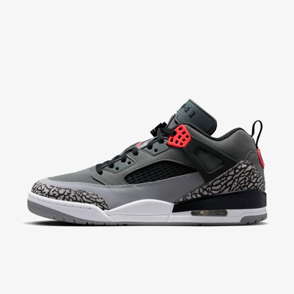 Чоловічі кросівки JORDAN SPIZIKE LOW CEMENT GREY / INFRARED