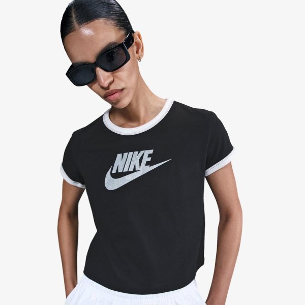 Жіноча футболка NIKE W NSW SS RINGER TEE VNTG RUN