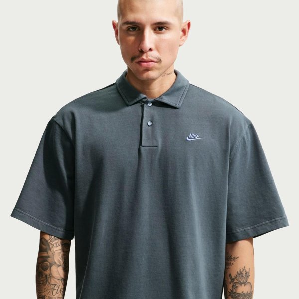 Чоловіче поло NIKE M NK CLUB JERSEY POLO WASHED