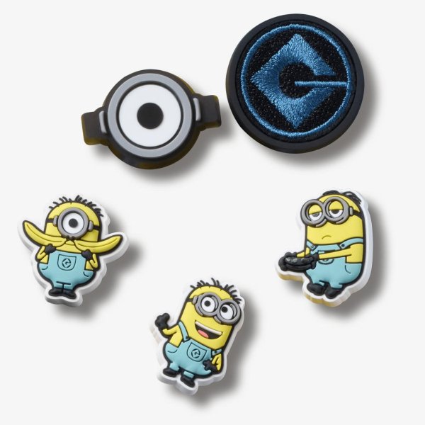 Джибітси CROCS MINIONS 5PCK