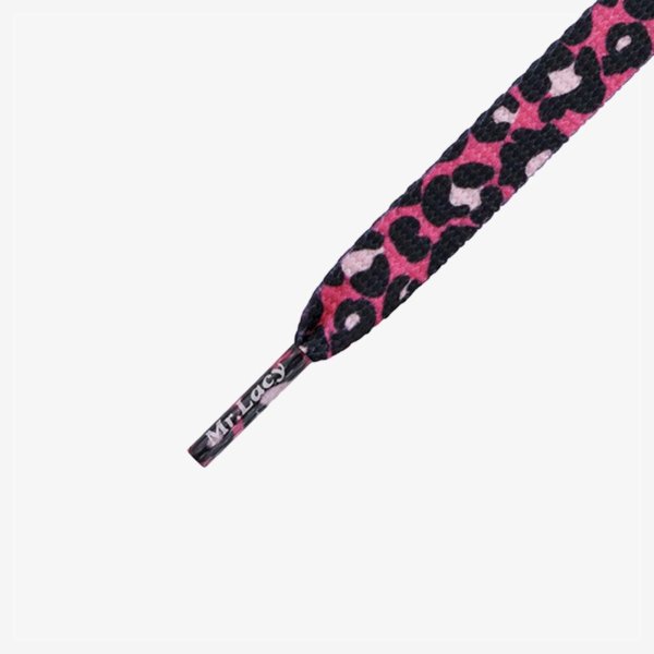Шнурки MR. LACY PRINTIES LEOPARD HOT PINK/LIGHT PINK