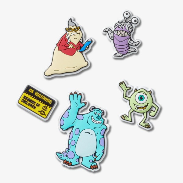 Прикраса для взуття CROCS MONSTERS INC 5PCK