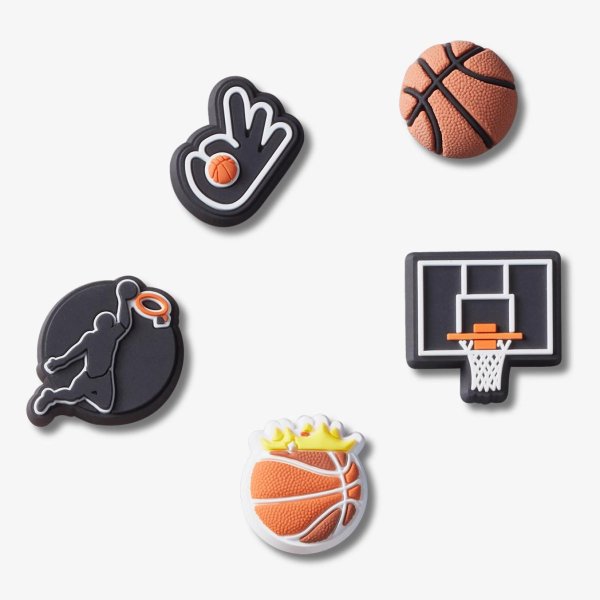 Прикраса для взуття CROCS BASKETBALL   TEAM   5 PACK