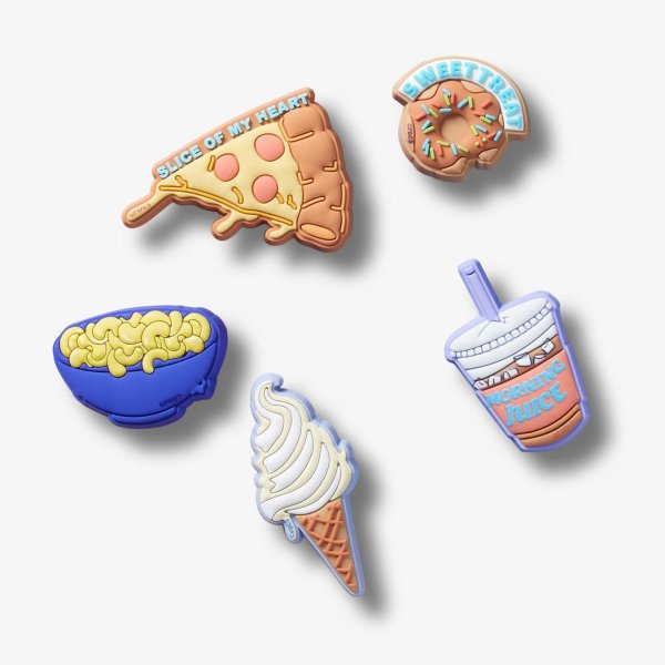 Прикраса для взуття CROCS FUNNY FOODS 5 PACK