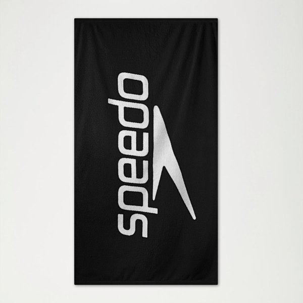 Рушник Speedo LOGO TOWEL AU BLACK/WHITE