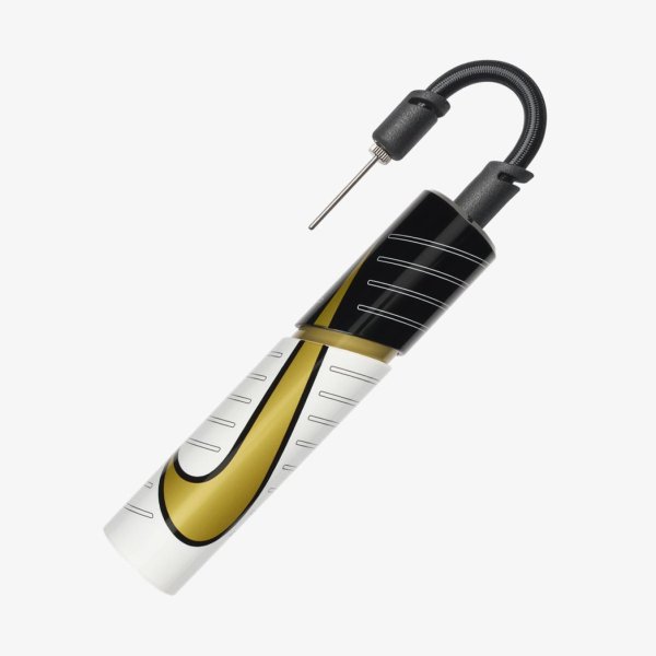 Насос NIKE ESSENTIAL BALL PUMP INTL WHITE/METALLIC GOLD/BLACK NS