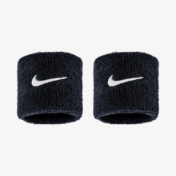 Напульсники NIKE SWOOSH CLASSIC WRISTBANDS 2PK BLACK/WHITE OSFM