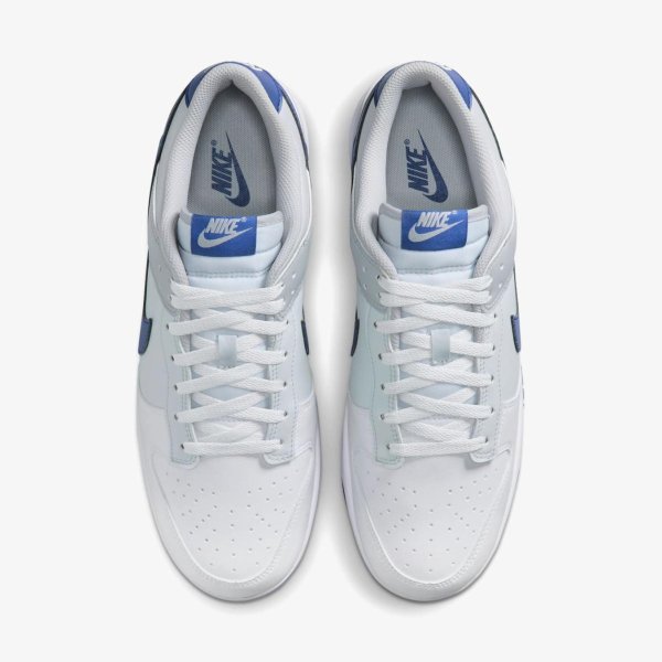 Чоловічі кросівки NIKE DUNK LOW RETRO WHITE / DEEP ROYAL BLUE