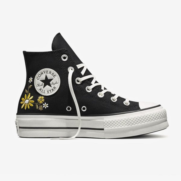 Женские кеды CONVERSE CHUCK TAYLOR ALL STAR LIFT HI RETRO FLORAL HONEY