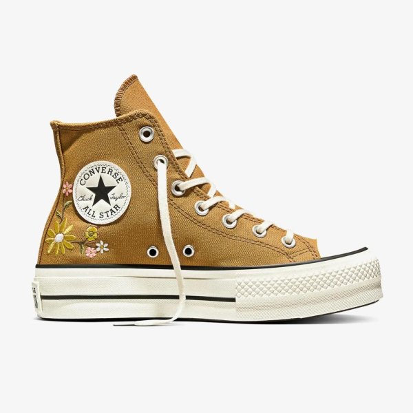 Жіночі кеди CONVERSE CHUCK TAYLOR ALL STAR LIFT HI RETRO FLORAL BLACK