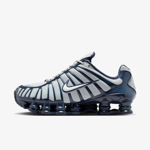 Чоловічі кросівки NIKE SHOX TL WOLF GREY / MIDNIGHT NAVY