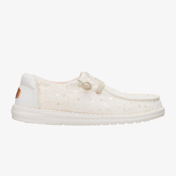 Жіночі мокасини HEYDUDE WENDY SEQUIN LACE