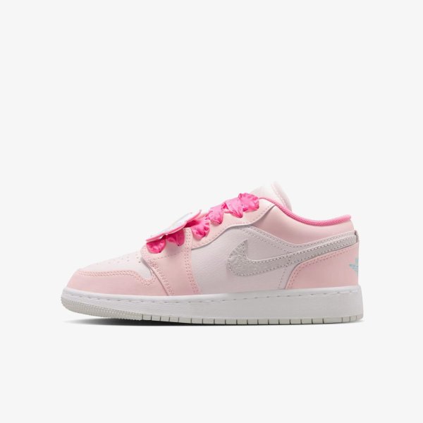 Дитячі кросівки AIR JORDAN 1 LOW SE PINK BLOOM (GS)