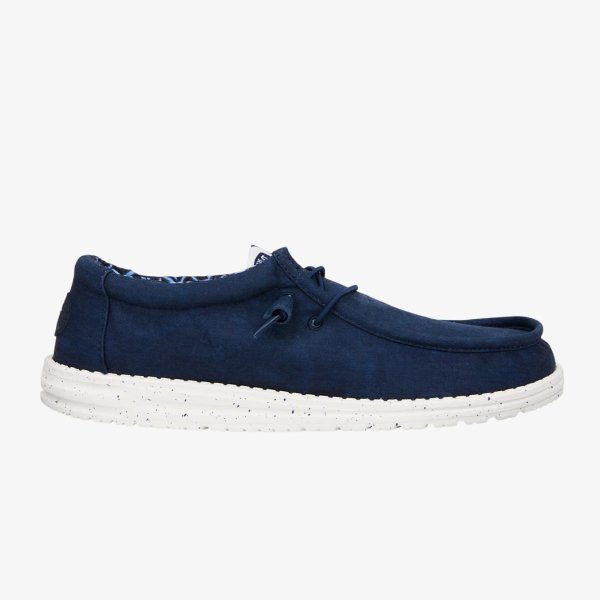 Мужские мокасины HEY DUDE WALLY STRETCH CANVAS