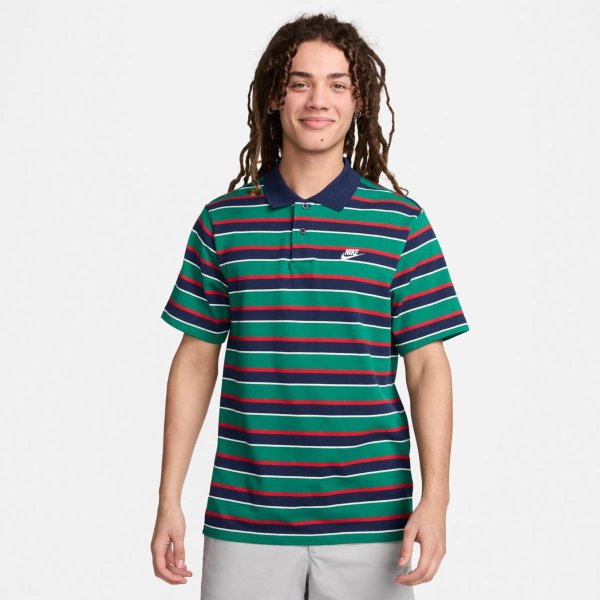 Мужское поло NIKE M CLUB STRIPE POLO
