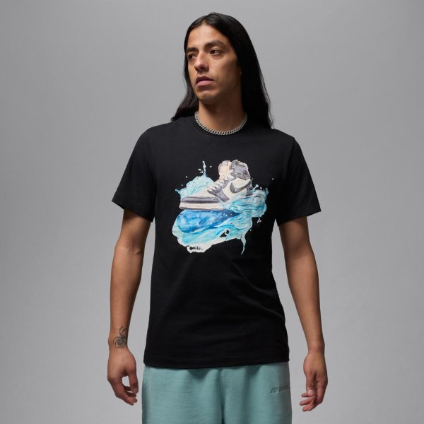 Мужская футболка JORDAN M J FLT ESS AJ1 SS CREW